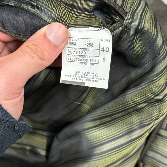 Jack Victor Velvet Corduroy Blazer Brown Sport Coat Made in Canada 40S - Picture 11 of 11